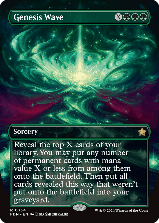 Genesis Wave (FDN-334) - [Foundations] (Borderless) Foil