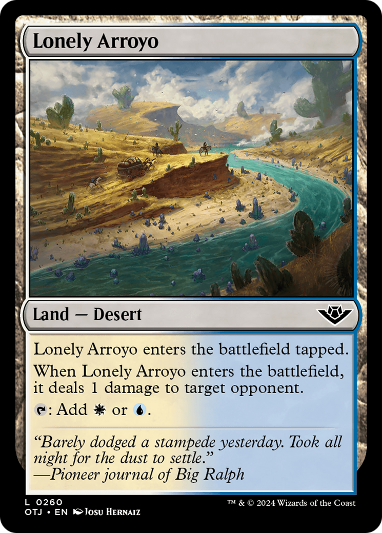 Arroyo solitaire (OTJ-260) - [Hors-la-loi de Thunder Junction] Foil 