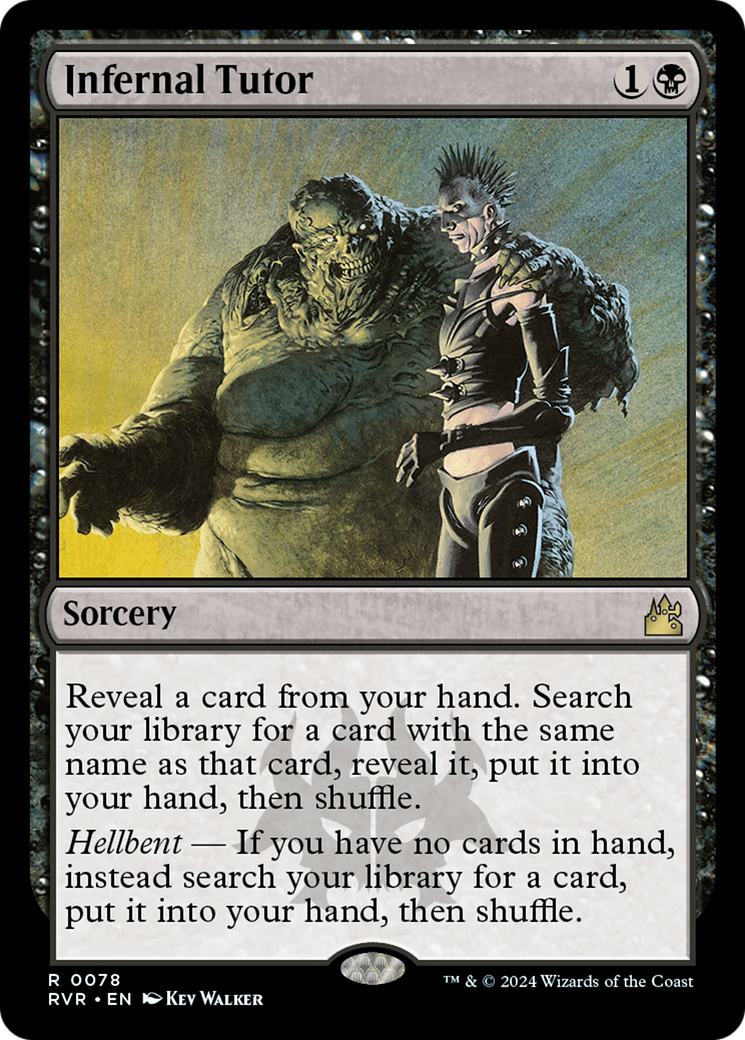 Infernal Tutor (RVR-078) - [Ravnica Remastered]