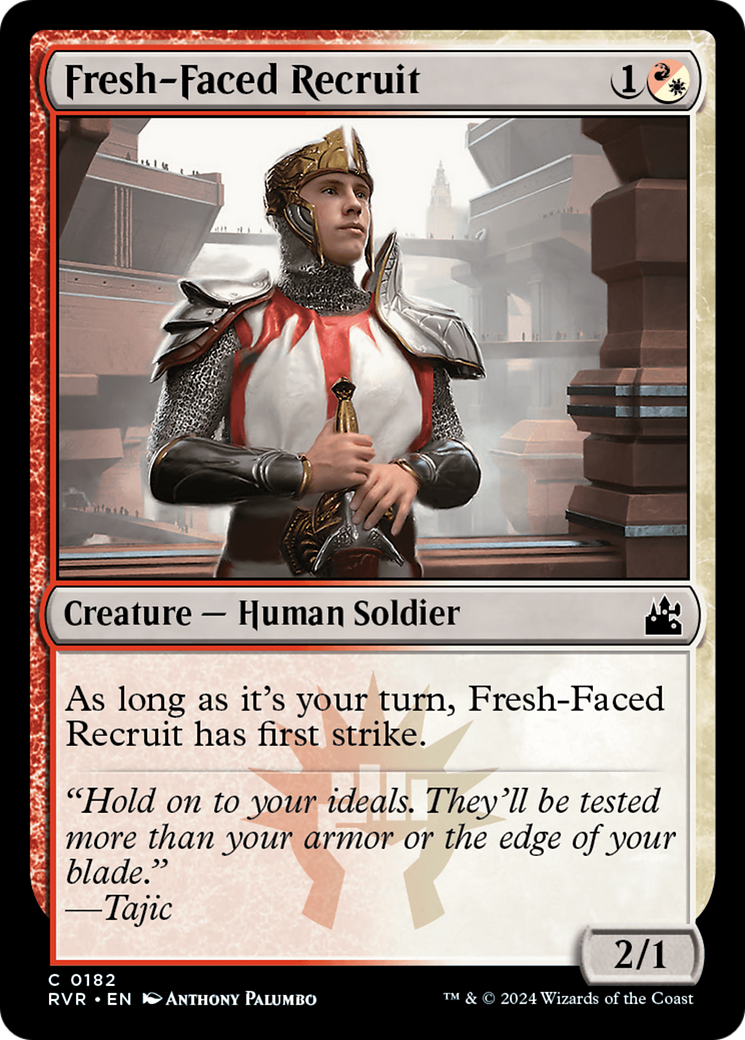 Fresh-Faced Recruit (RVR-182) - [Ravnica Remastered] Foil