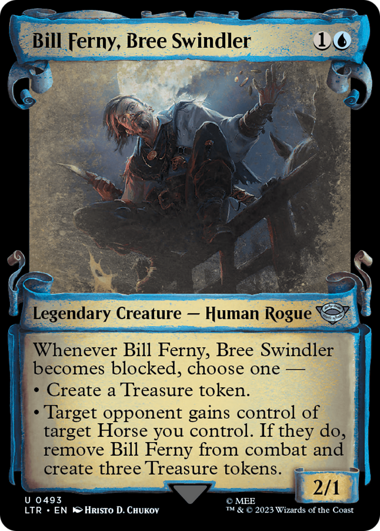 Bill Ferny, Bree Swindler (LTR-493) - [The Lord of the Rings: Tales of Middle-earth]: (Showcase)