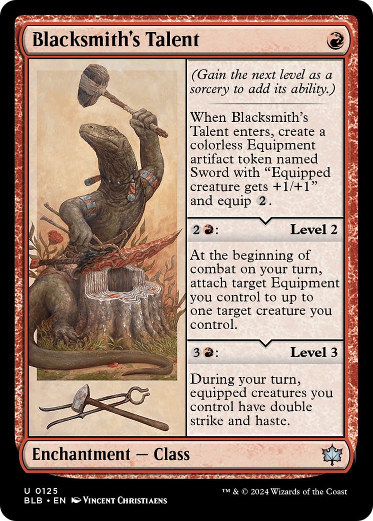 Blacksmith's Talent (BLB-125) - [Bloomburrow]
