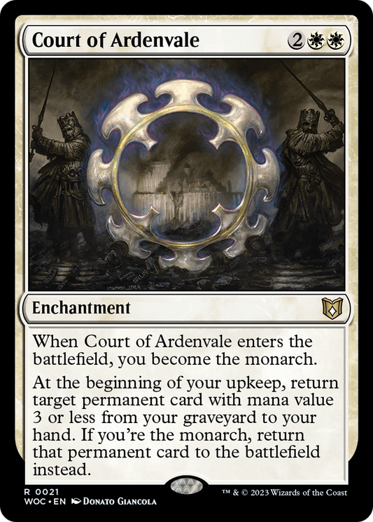 Court of Ardenvale (WOC-021) - [Wilds of Eldraine Commander] Foil