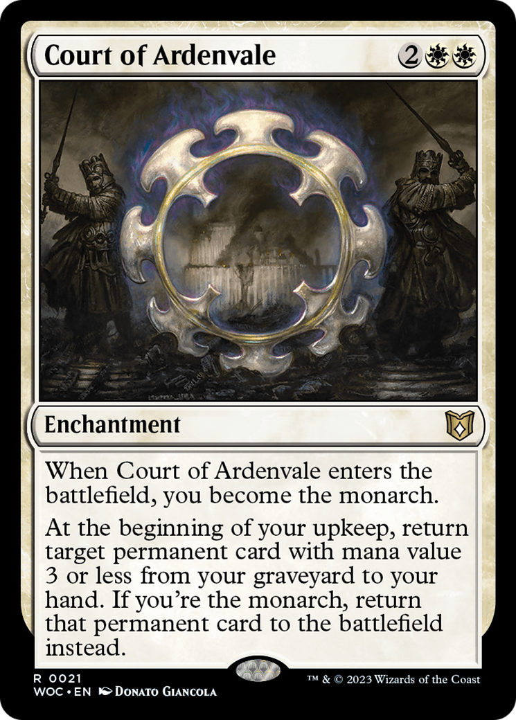 Court of Ardenvale (WOC-021) - [Wilds of Eldraine Commander]