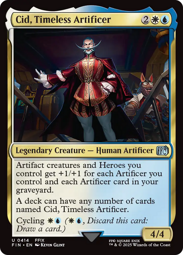 Cid, Timeless Artificer (0414) (FIN-414) - [FINAL FANTASY] Foil