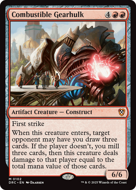 Combustible Gearhulk (DRC-102) - [Commander: Aetherdrift]