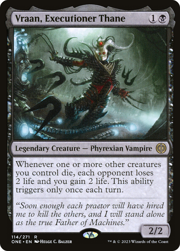 Vraan, Executioner Thane (ONE-114) - [Phyrexia: All Will Be One] Foil