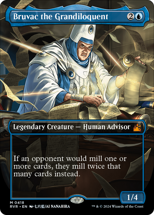 Bruvac the Grandiloquent (RVR-418) - [Ravnica Remastered] (Borderless)