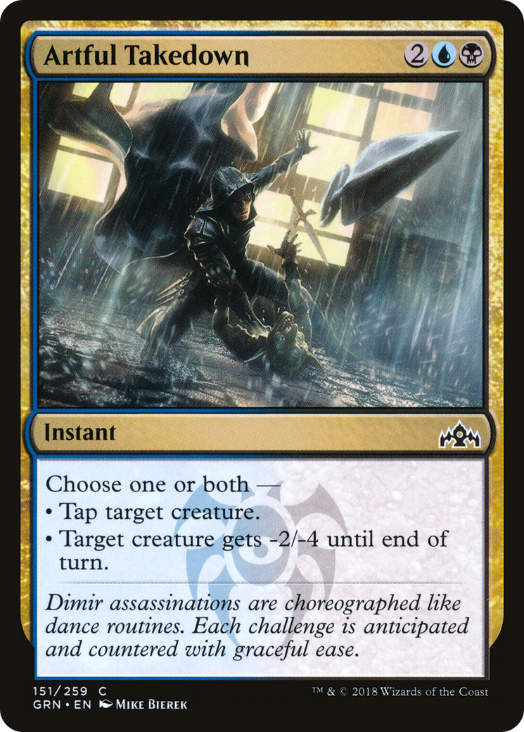 Artful Takedown (GRN-151) - [Guilds of Ravnica]