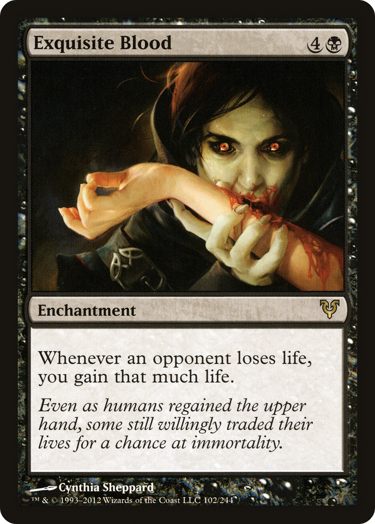 Exquisite Blood (AVR-102) - [Avacyn Restored]