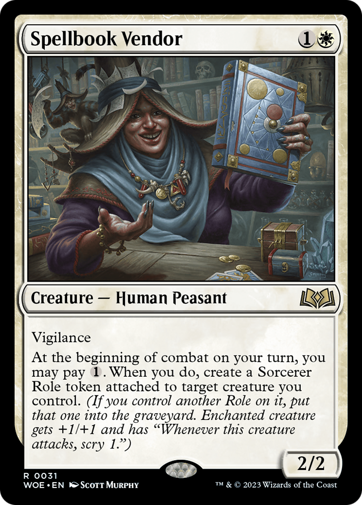 Spellbook Vendor (WOE-031) - [Wilds of Eldraine] Foil