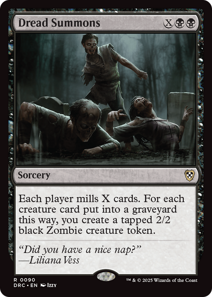 Dread Summons (DRC-090) - [Commander: Aetherdrift]