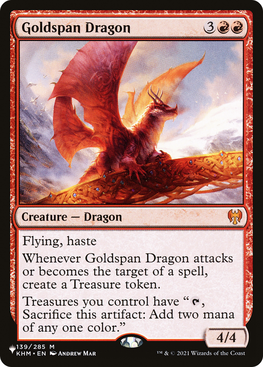 Goldspan Dragon (LIST-139/285) - [The List]