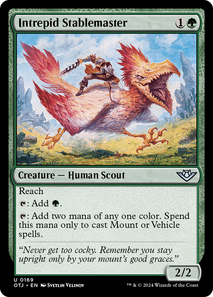 Intrepid Stablemaster (OTJ-169) - [Outlaws of Thunder Junction] Foil