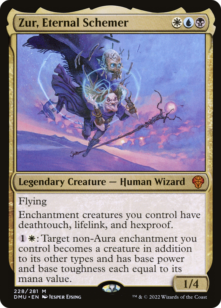 Zur, Eternal Schemer (DMU-228) - [Dominaria United] Foil