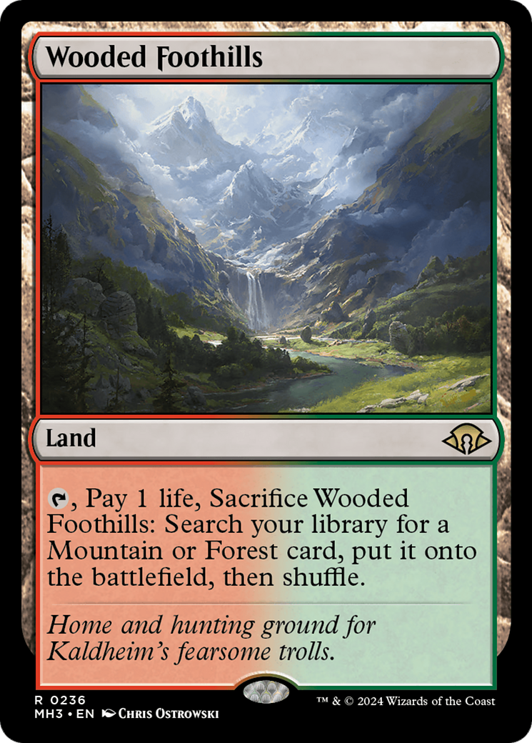 Wooded Foothills (MH3-236) - [Modern Horizons 3]