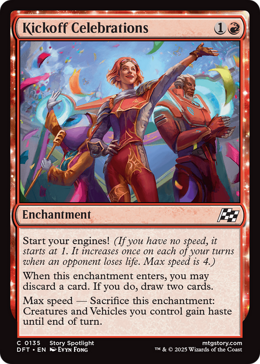 Kickoff Celebrations (DFT-135) - [Aetherdrift] Foil