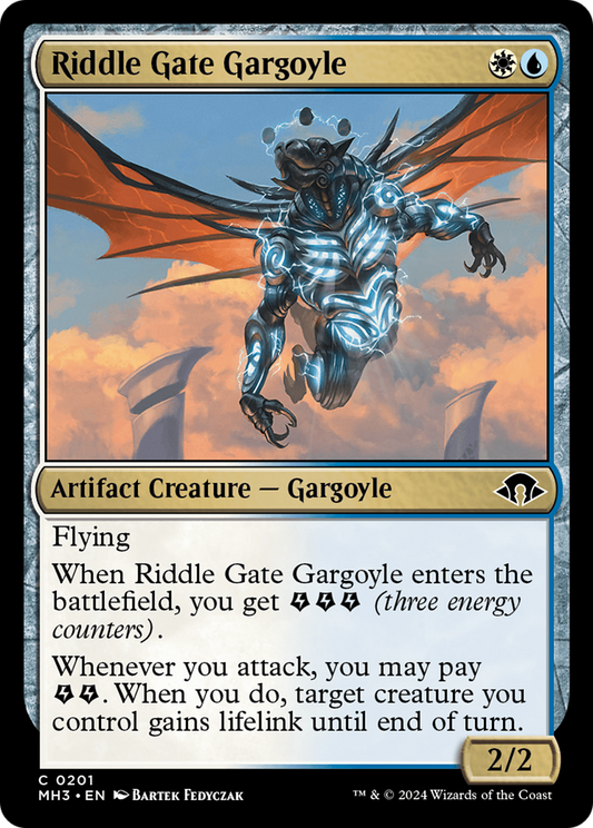 Gargouille de Riddle Gate (MH3-201) - [Modern Horizons 3] Feuille 