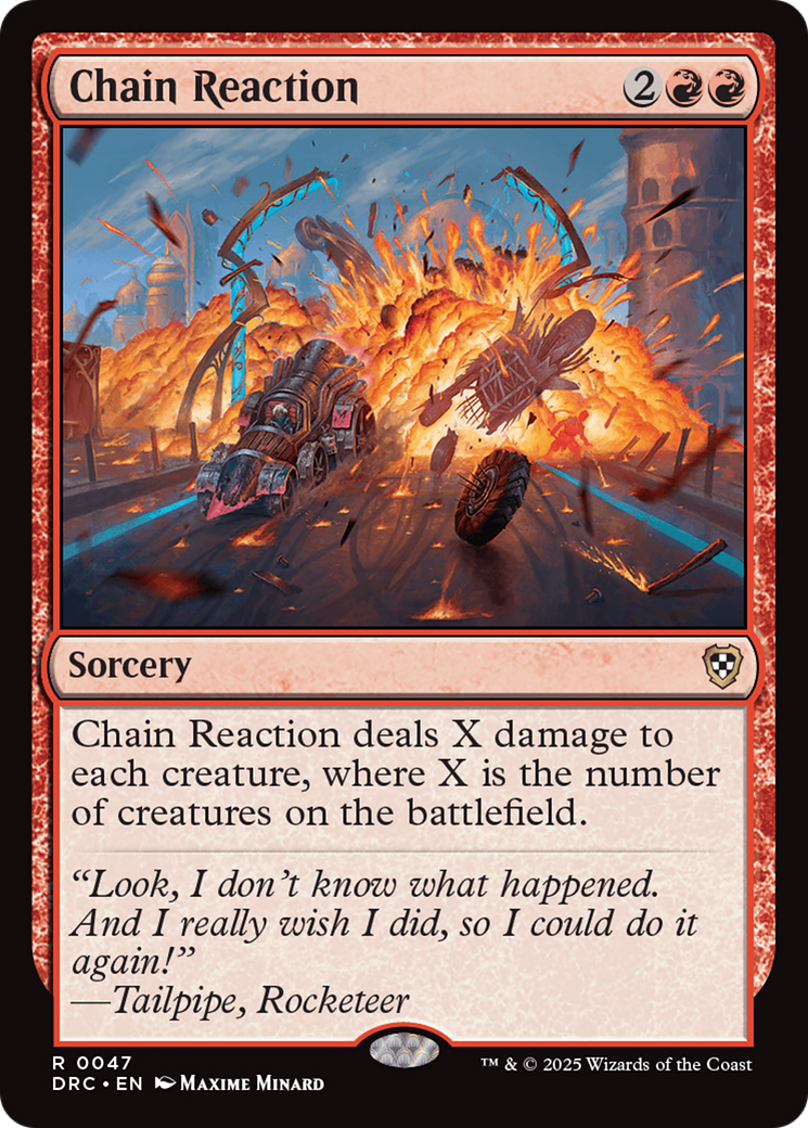 Chain Reaction (DRC-047) - [Commander: Aetherdrift]