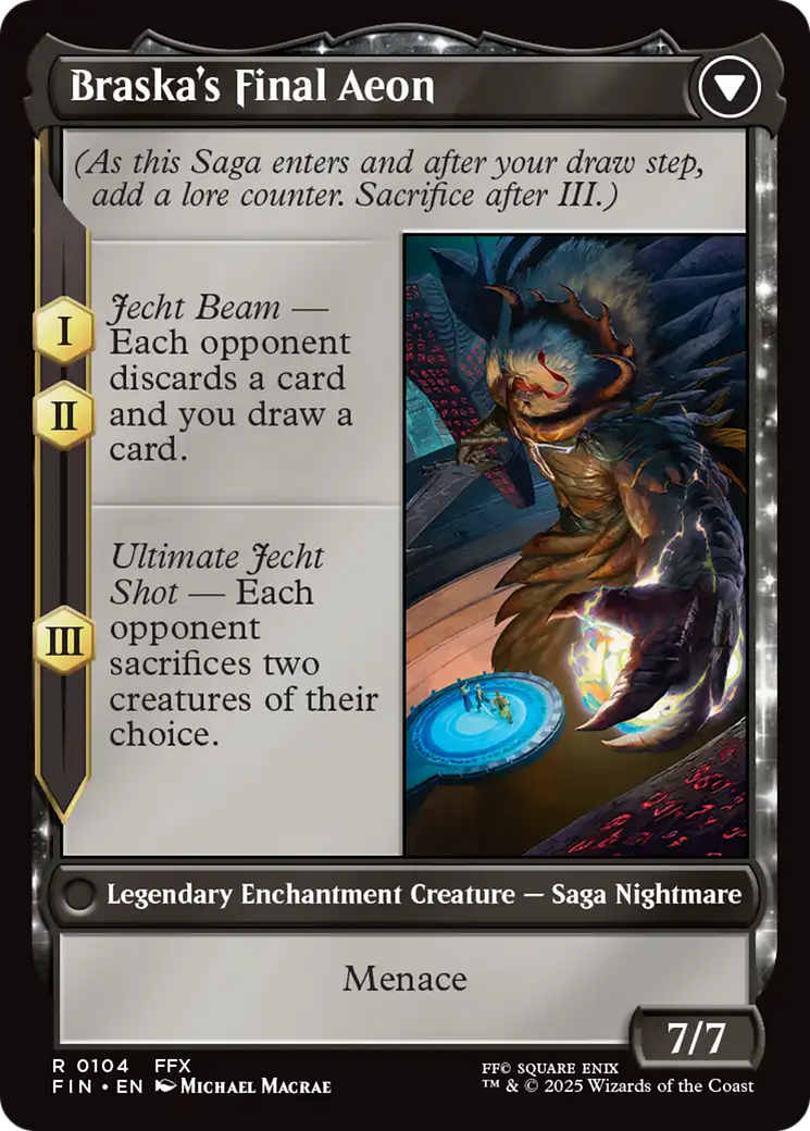 Jecht, Reluctant Guardian // Braska's Final Aeon (FIN-104) - [FINAL FANTASY]: (enchantment)