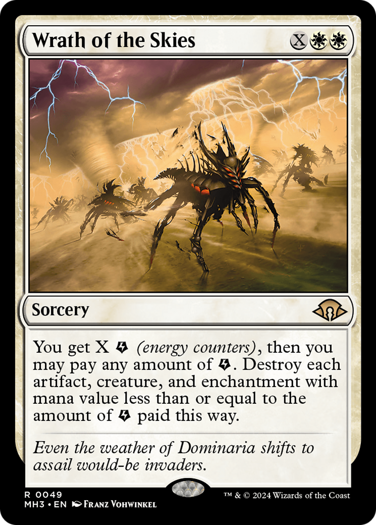 Colère des cieux (MH3-049) - [Modern Horizons 3] Foil 