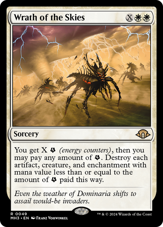 Colère des cieux (MH3-049) - [Modern Horizons 3] Foil 