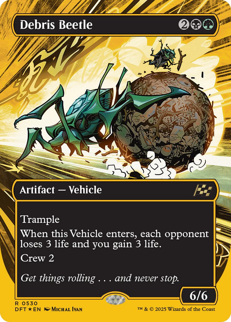 Debris Beetle (DFT-530) - [Aetherdrift] (Borderless) Foil