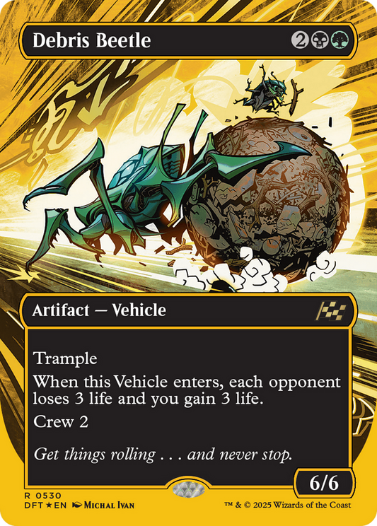 Debris Beetle (DFT-530) - [Aetherdrift] (Borderless) Foil