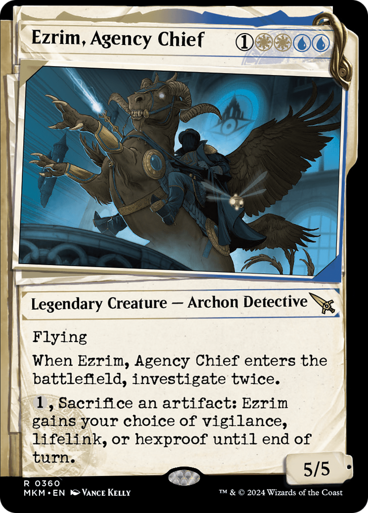 Ezrim, Agency Chief (MKM-360) - [Murders at Karlov Manor]: (Showcase) Foil