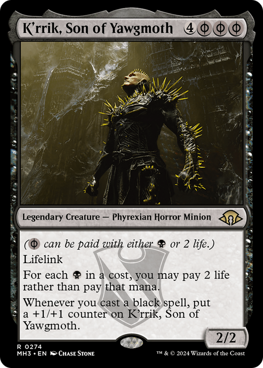 K'rrik, fils de Yaugzebul (MH3-274) - [Modern Horizons 3] Foil 