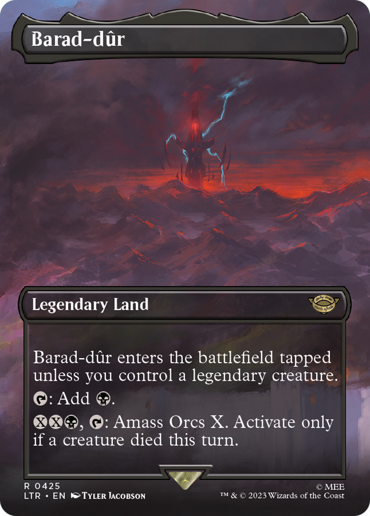 Barad-dûr (LTR-425) - [The Lord of the Rings: Tales of Middle-earth] (Borderless) Foil