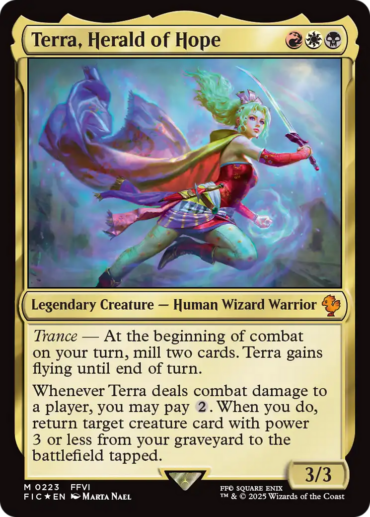 Terra, Herald of Hope (FIC-223) - [Commander: FINAL FANTASY] Foil