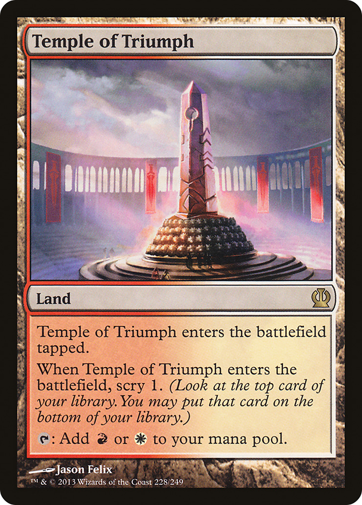 Temple of Triumph (THS-228) - [Theros]