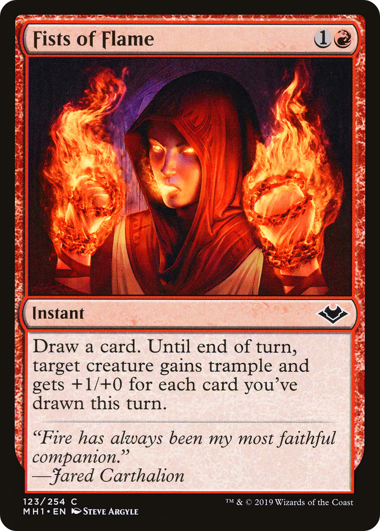 Fists of Flame (MH1-123) - [Modern Horizons]