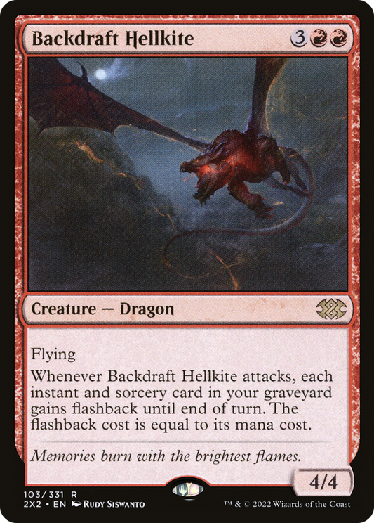 Backdraft Hellkite (2X2-103) - [Double Masters 2022] Foil