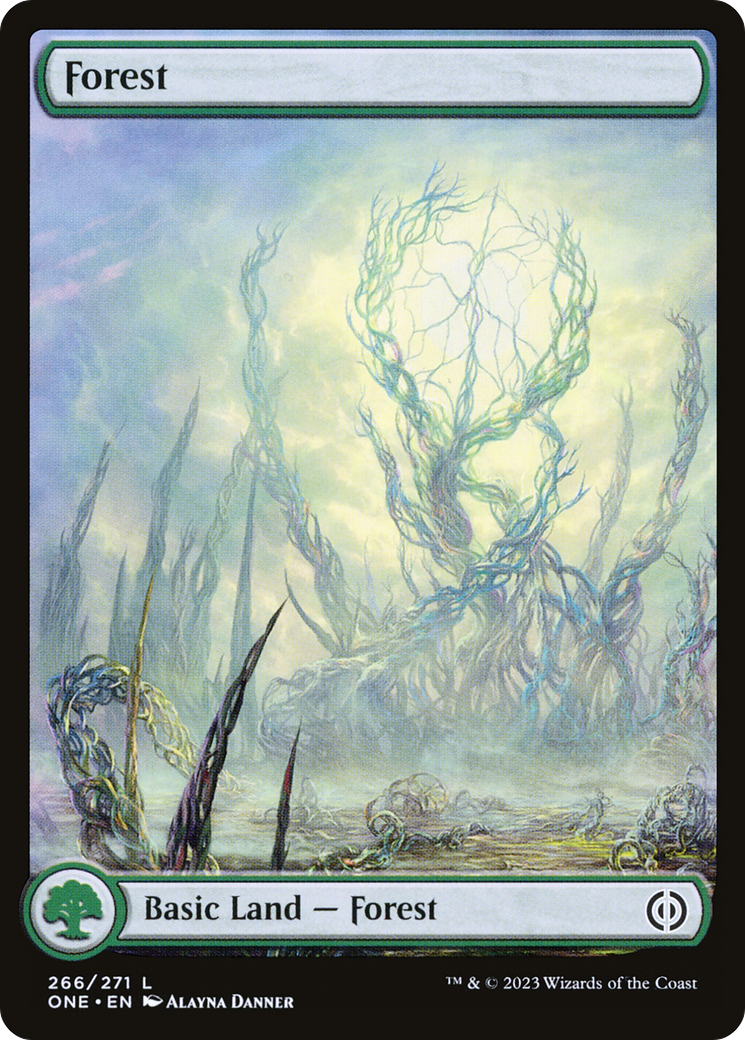 Forest (ONE-266) - [Phyrexia: All Will Be One] Foil