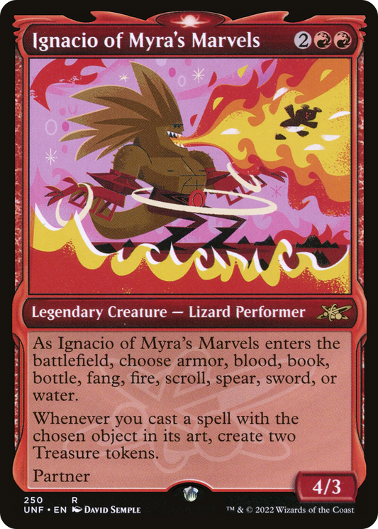 Ignacio of Myra's Marvels (UNF-250) - [Unfinity]: (Showcase) Foil