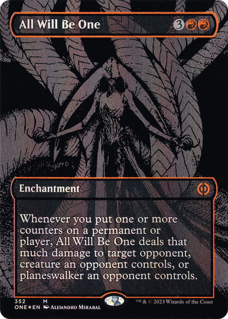 All Will Be One (ONE-352) - [Phyrexia: All Will Be One] (Borderless) Foil