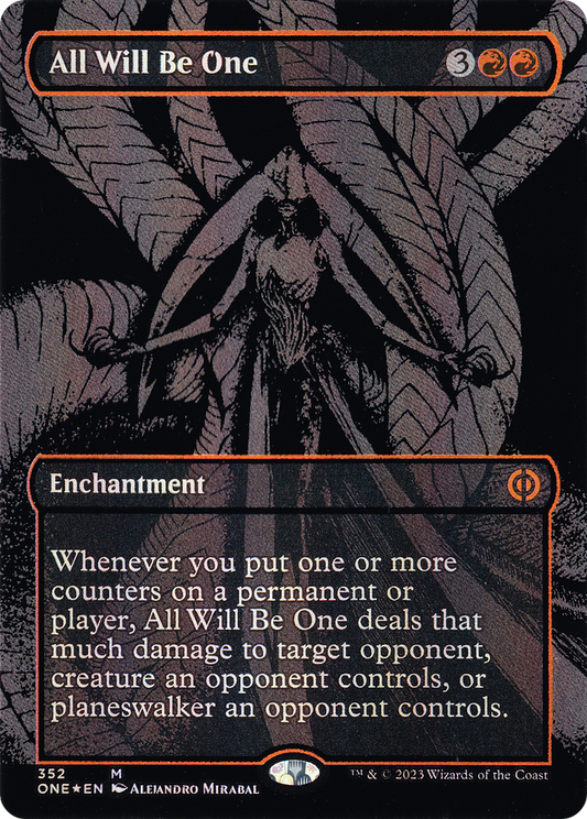 All Will Be One (ONE-352) - [Phyrexia: All Will Be One] (Borderless) Foil