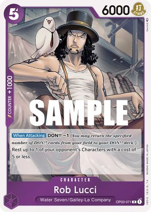 Rob Lucci (071) (OP03-071) - Pillars of Strength