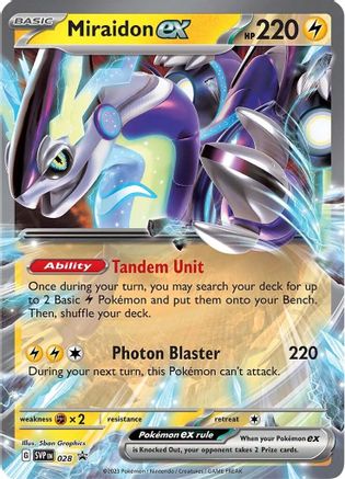 Miraidon ex (028) [Scarlet &amp; Violet : Black Star Promos] 