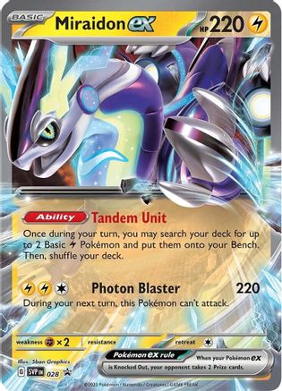 Miraidon ex - 028 28 - [SV Scarlet & Violet Promo Cards] Holofoil