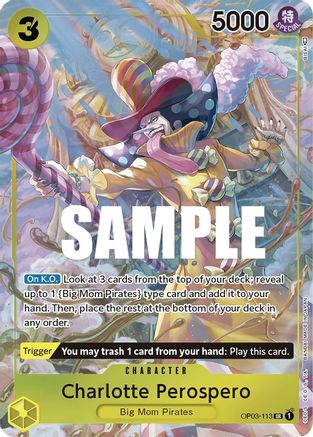 Charlotte Perospero (Alternate Art) (OP03-113) - Pillars of Strength