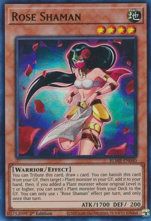 Rose Shaman (BLMR-EN040) - Battles of Legend: Monstrous Revenge 1st Edition