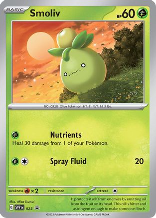 Smoliv - 023 23 - [SV Scarlet & Violet Promo Cards] Holofoil