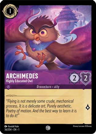 Archimedes - Highly Educated Owl (36/204)  - The First Chapter