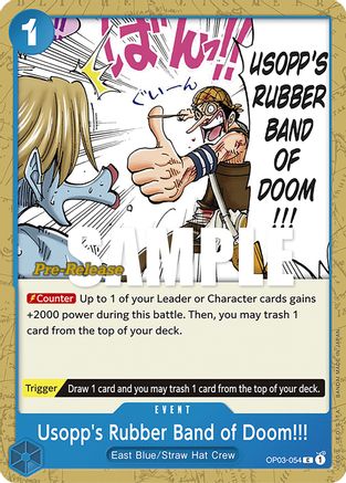 L'élastique du destin d'Usopp !!! [Cartes de pré-version Piliers de Force] 