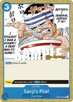 Sanji's Pilaf [Cartes pré-lancement des Piliers de la Force] 