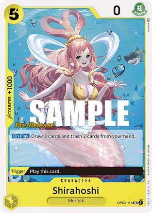 Shirahoshi (OP03-116) - Pillars of Strength Pre-Release Cards