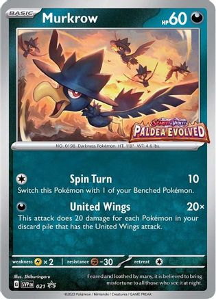 Murkrow (021) [Scarlet & Violet: Black Star Promos]